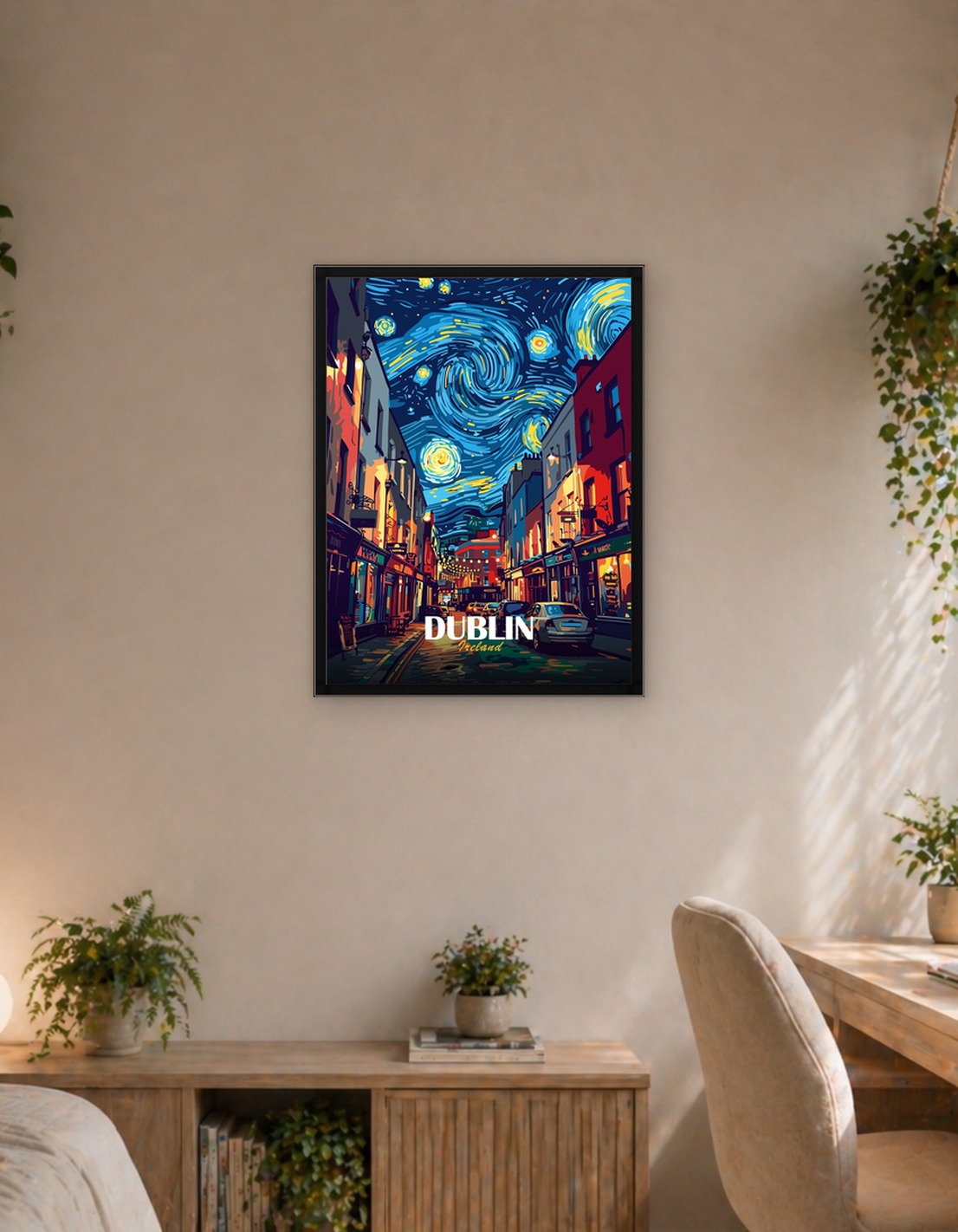 Dublin Starry Night Street Art