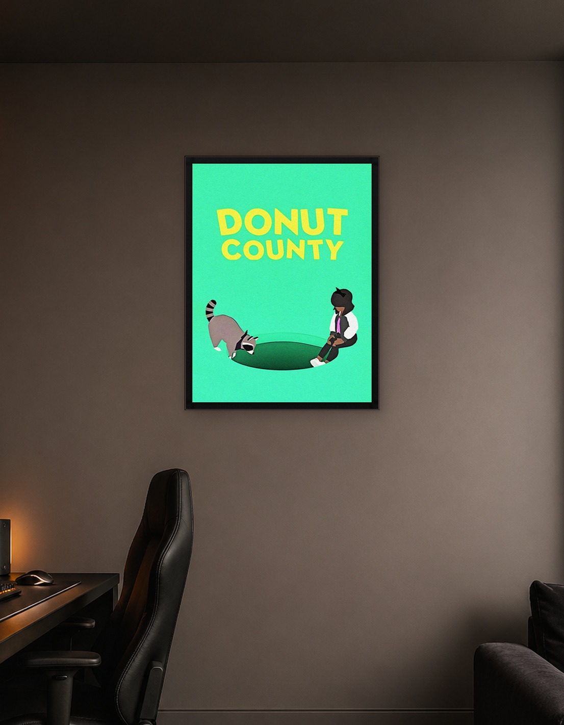 Donut County Raccoon and Girl