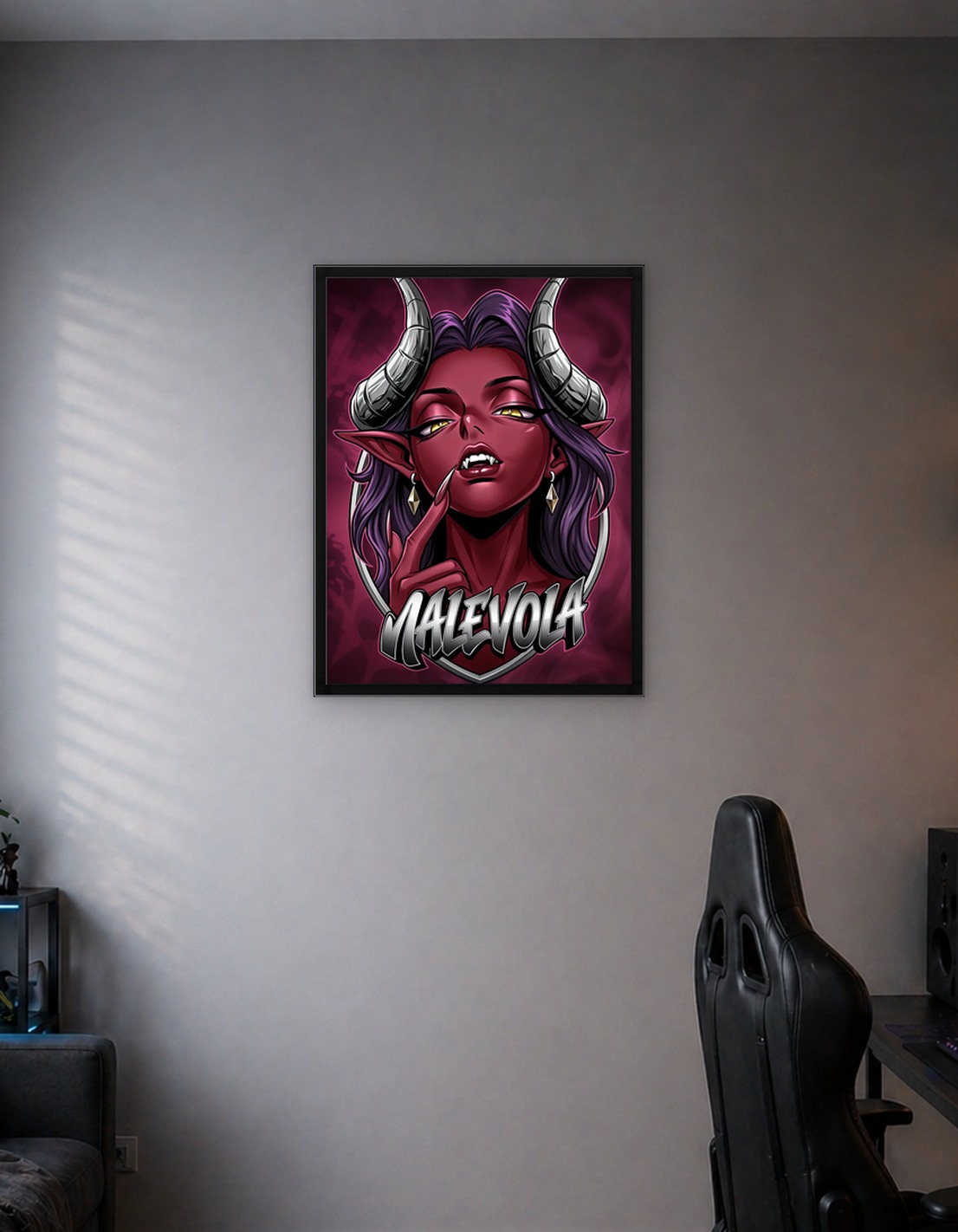 Demon Woman 'Malevola' Artwork
