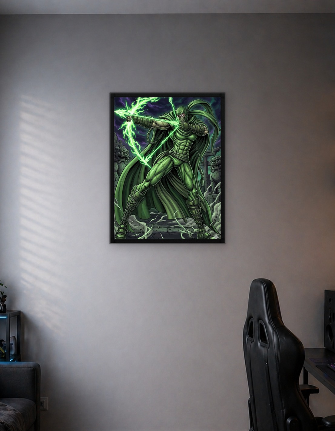 Green Ninja Archer with Energy Bow