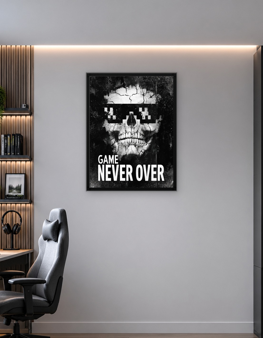 Game Never Over Skull - 9943287