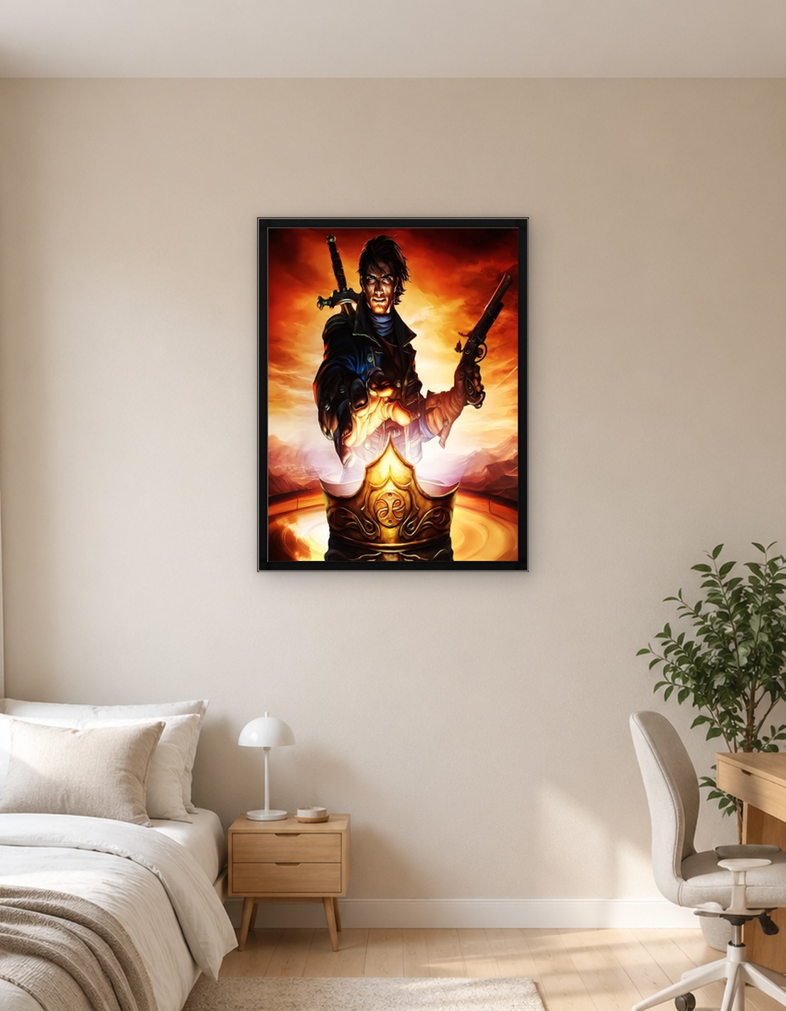 Fable game with sword and pistol