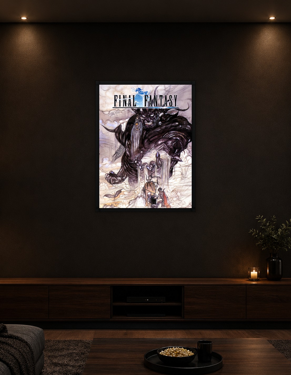 Final Fantasy Title Screen Art
