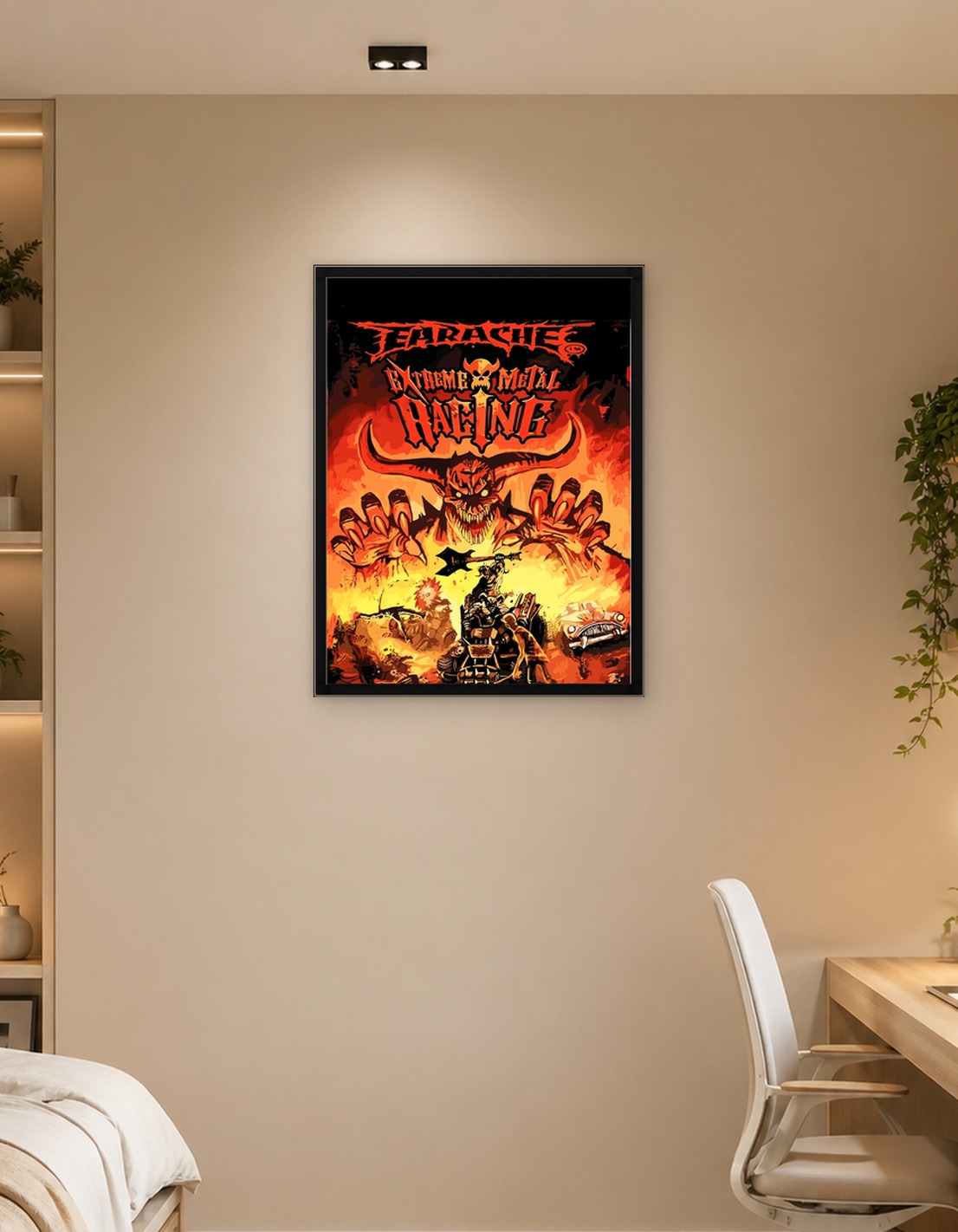 Extreme Metal Racing Game Art