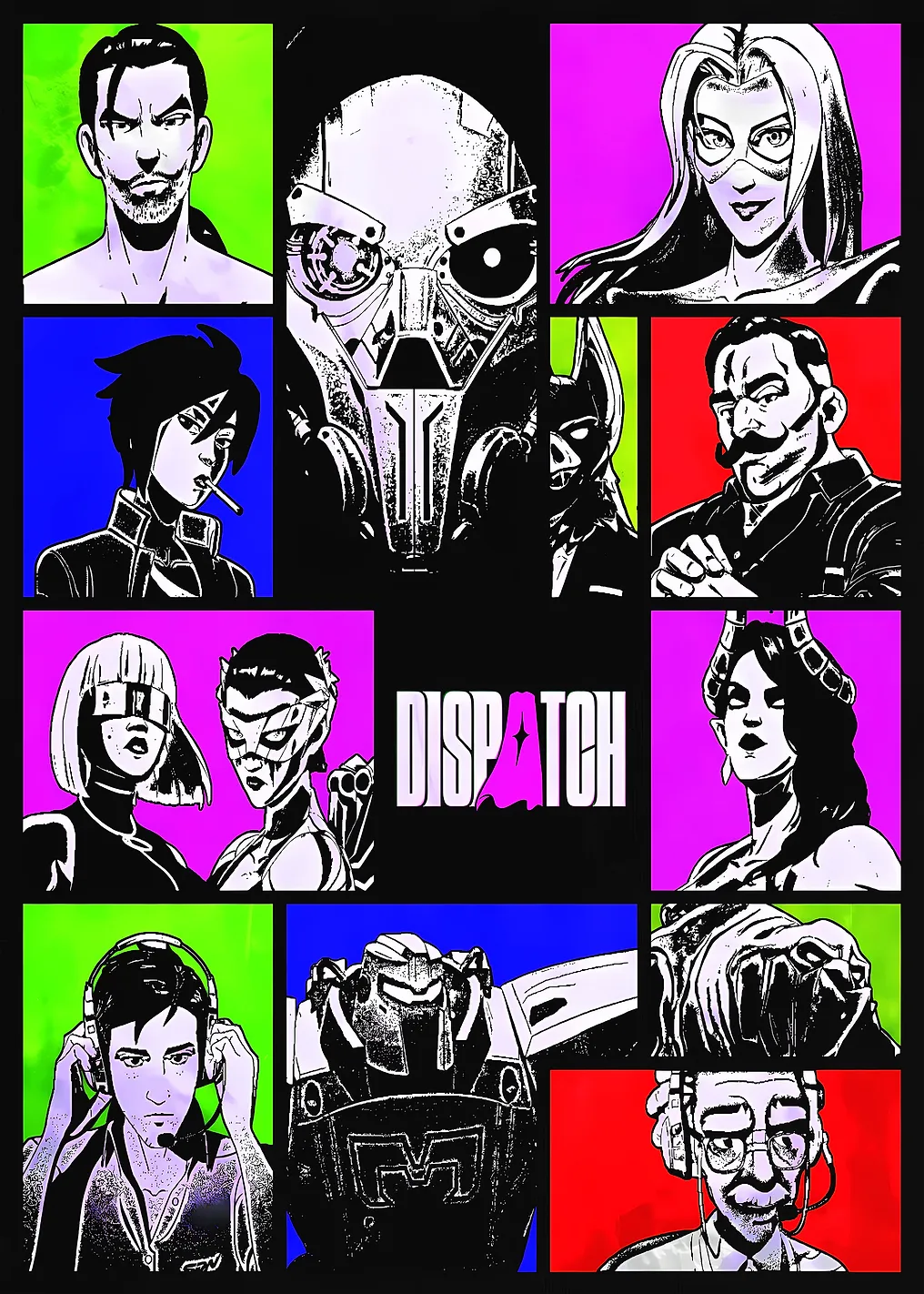 Dispatch Game Character Collage