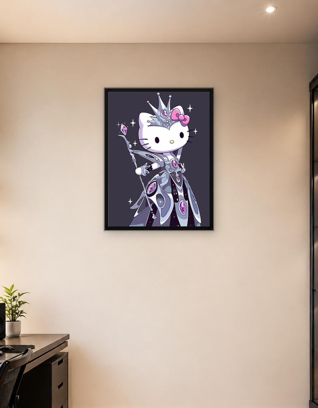 Hello Kitty Queen with Crystal Staff