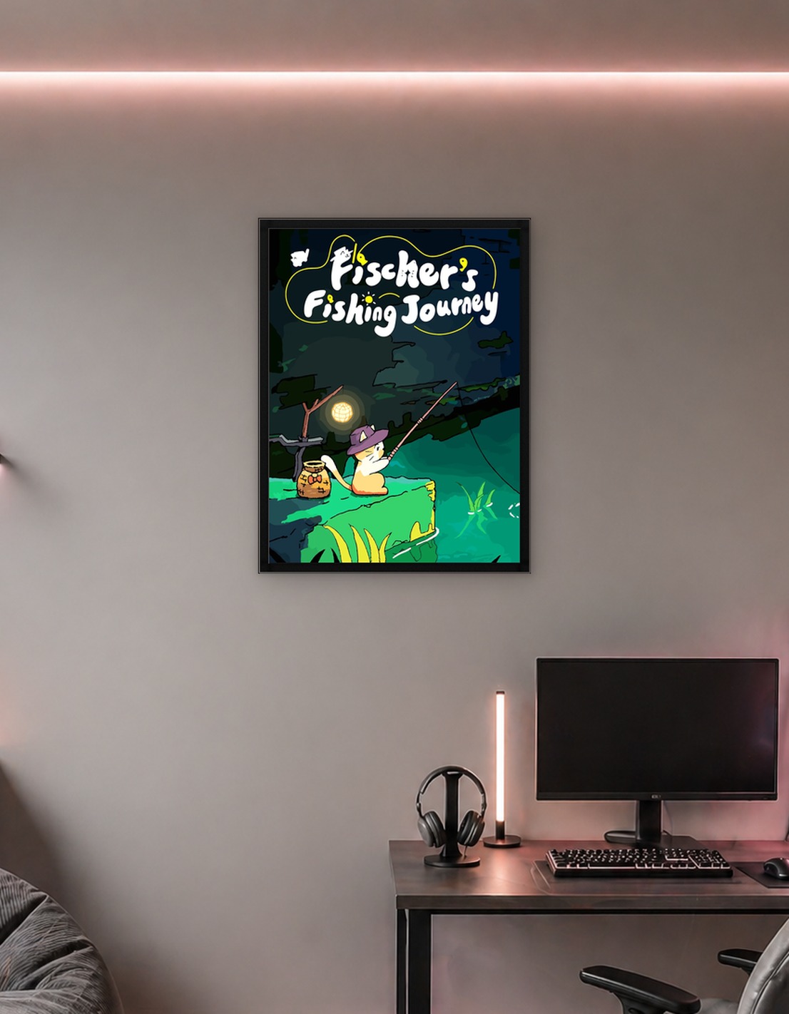 Fischer's Fishing Journey Cat