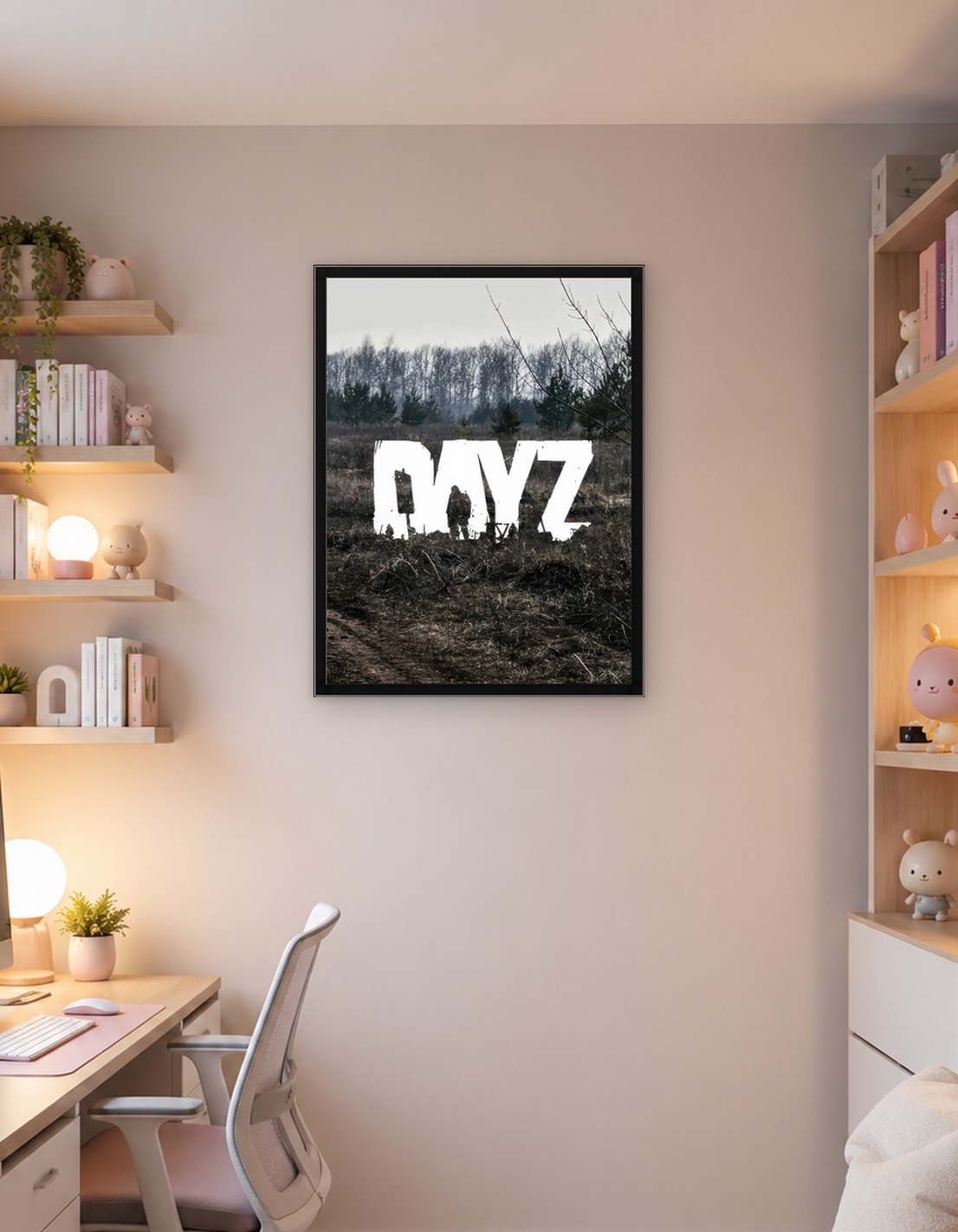DayZ Game Logo with Soldiers