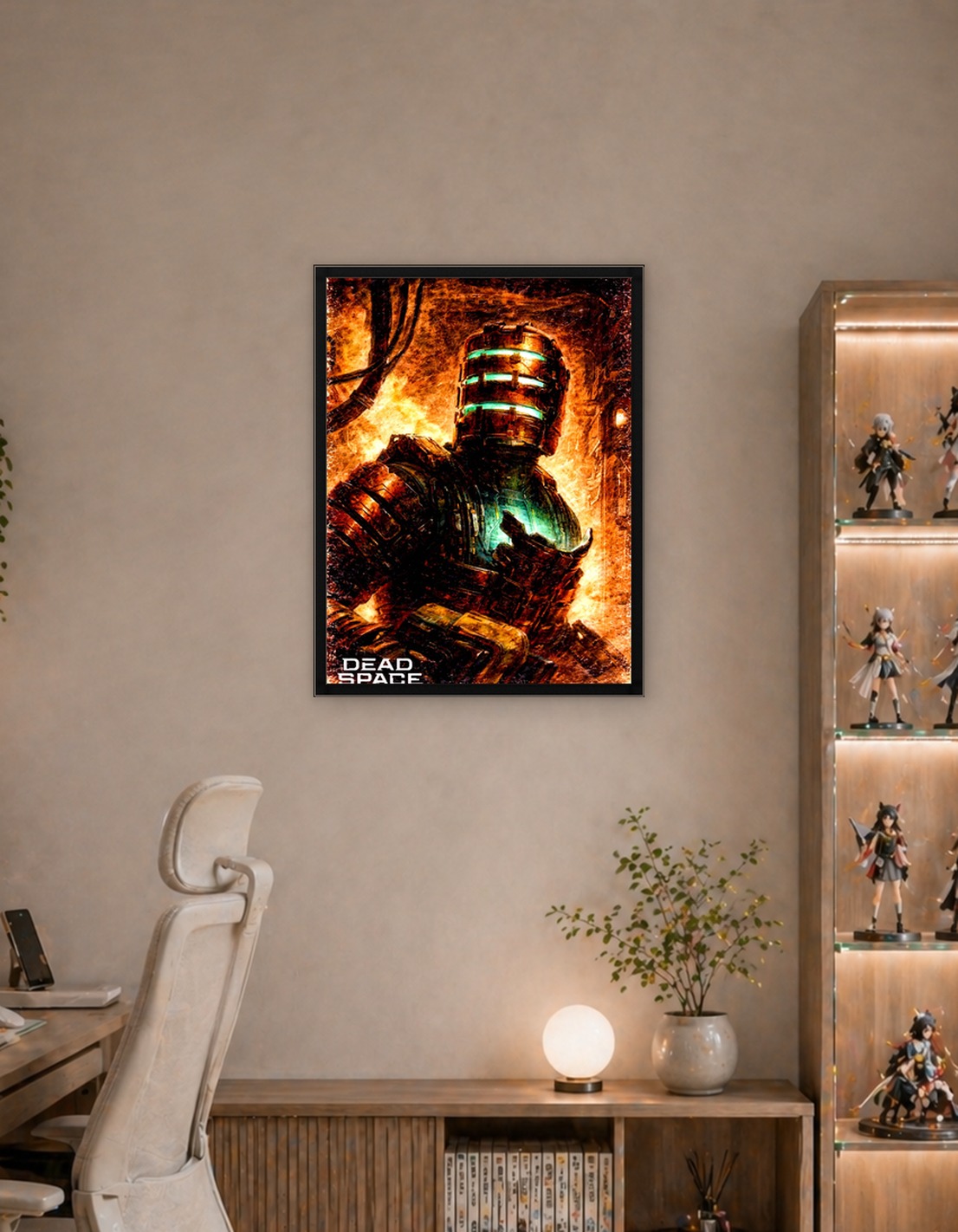 Dead Space Isaac Clarke Crayon Style Art