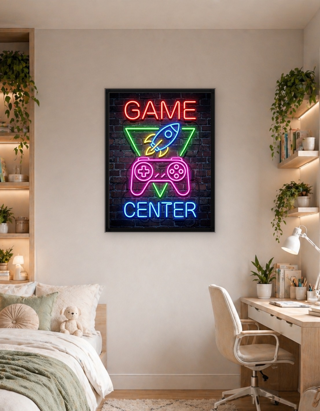 Game Center Neon Sign