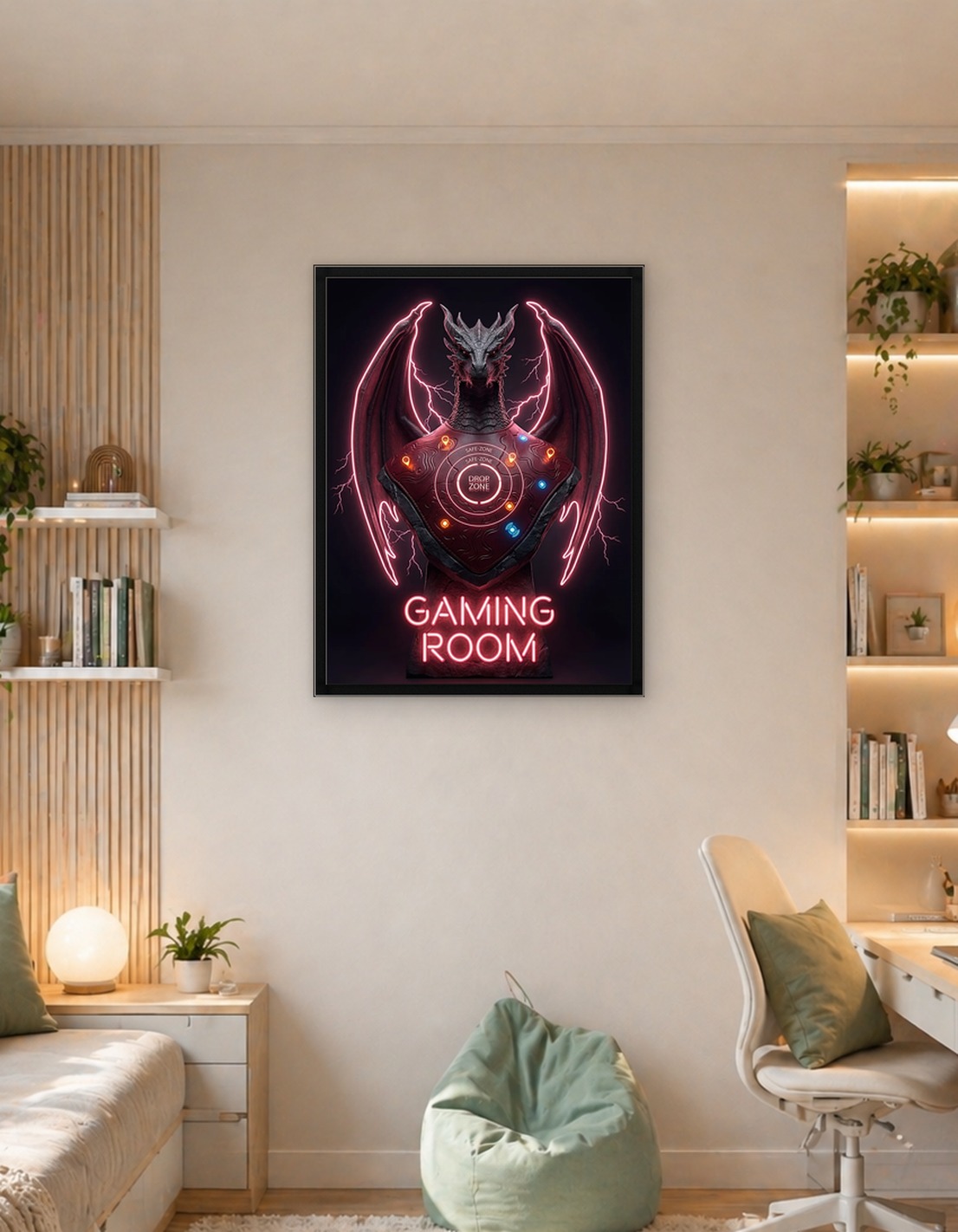 Dragon Gaming Room Neon Sign