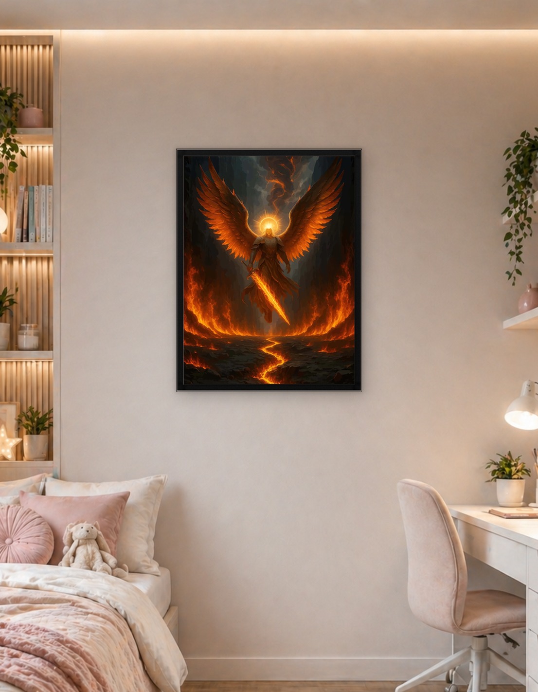 Fiery Angel with Sword