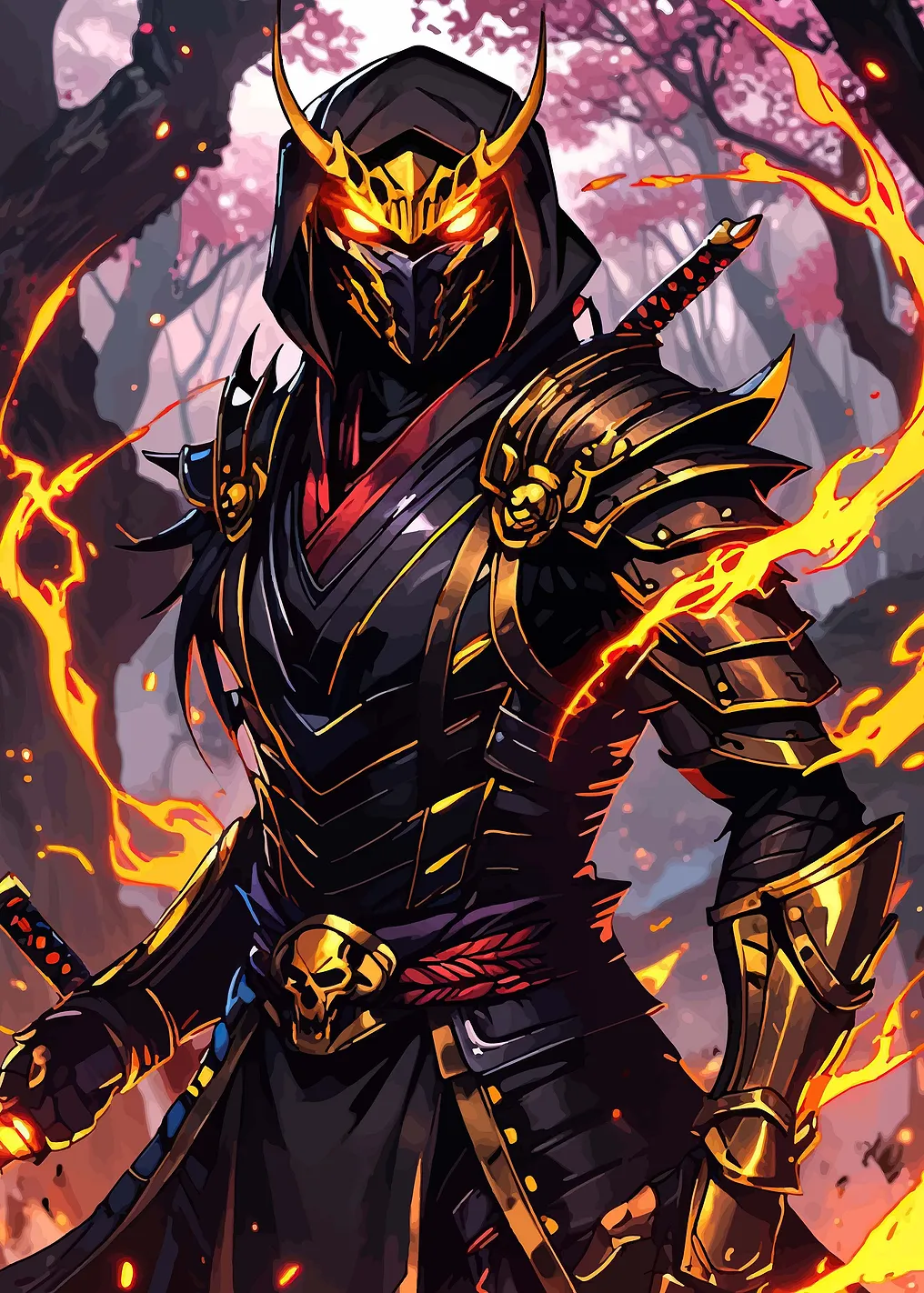 Fiery Ninja Warrior