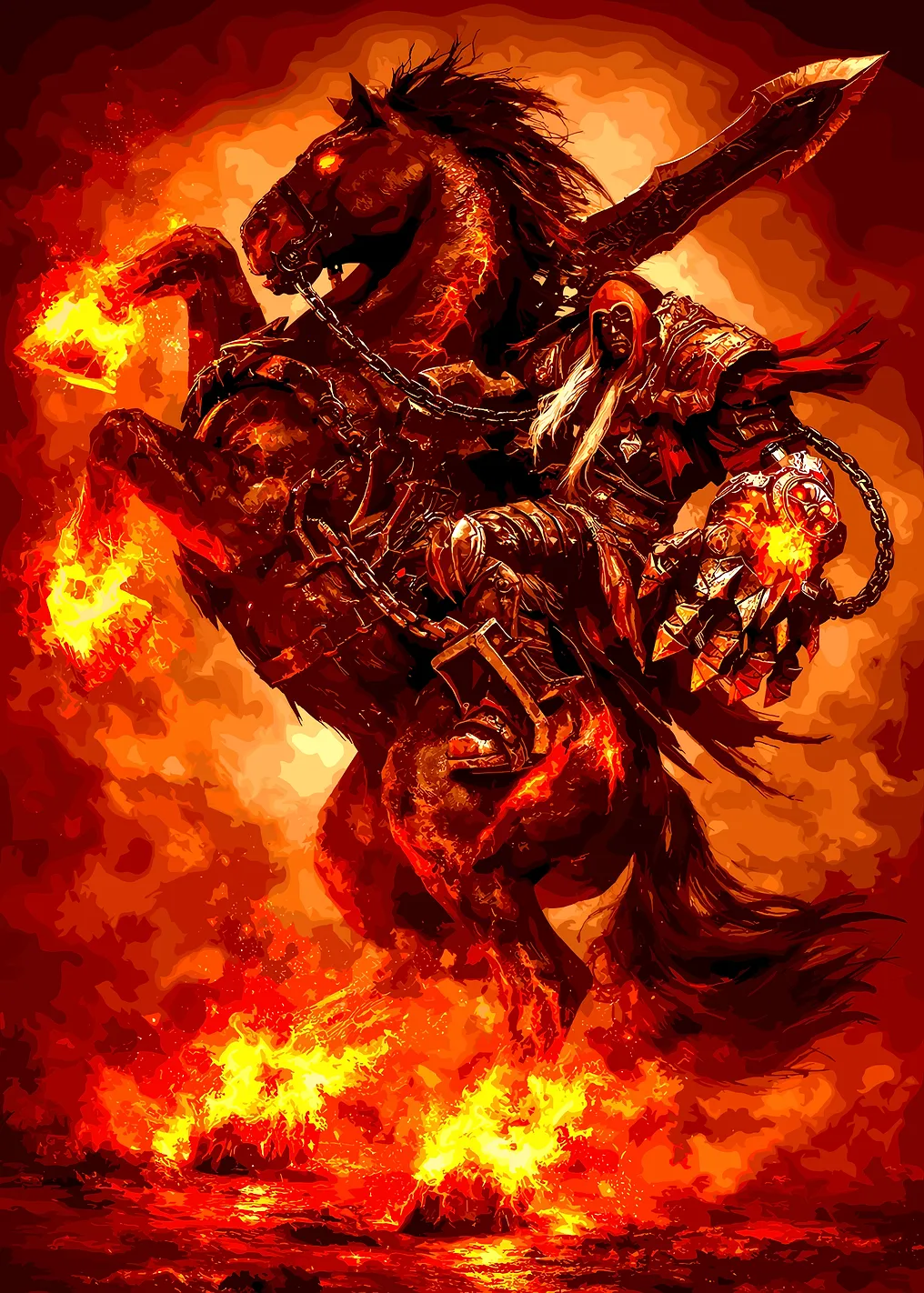 Fiery Horseman of the Apocalypse - 10081206