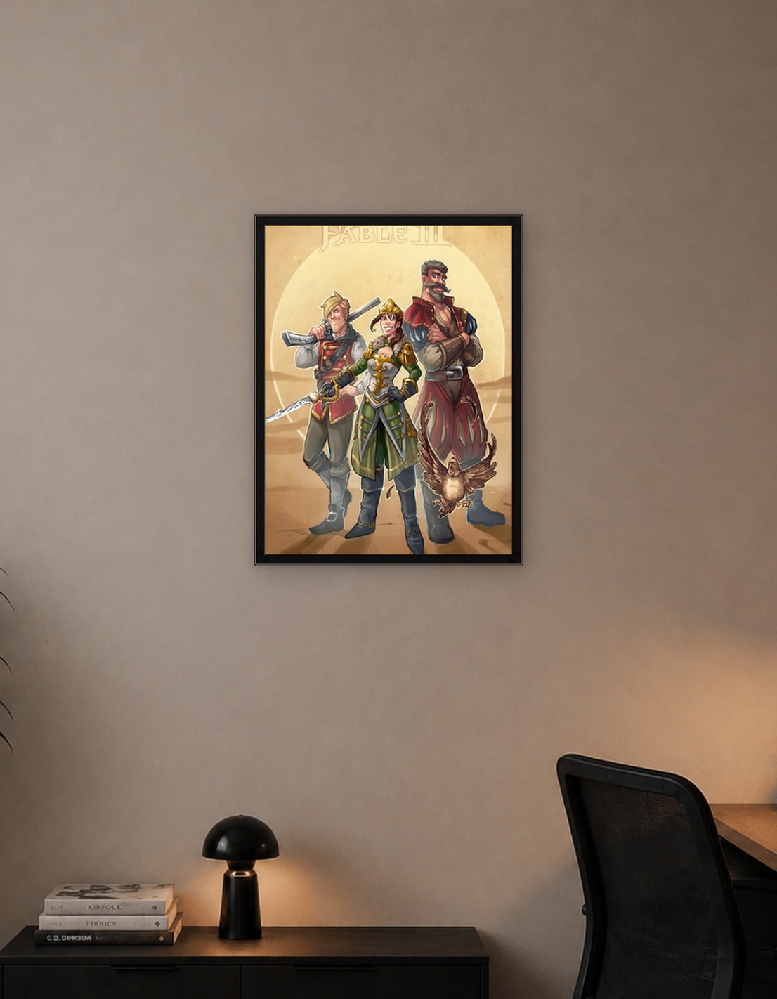 Fable III Characters and Bird