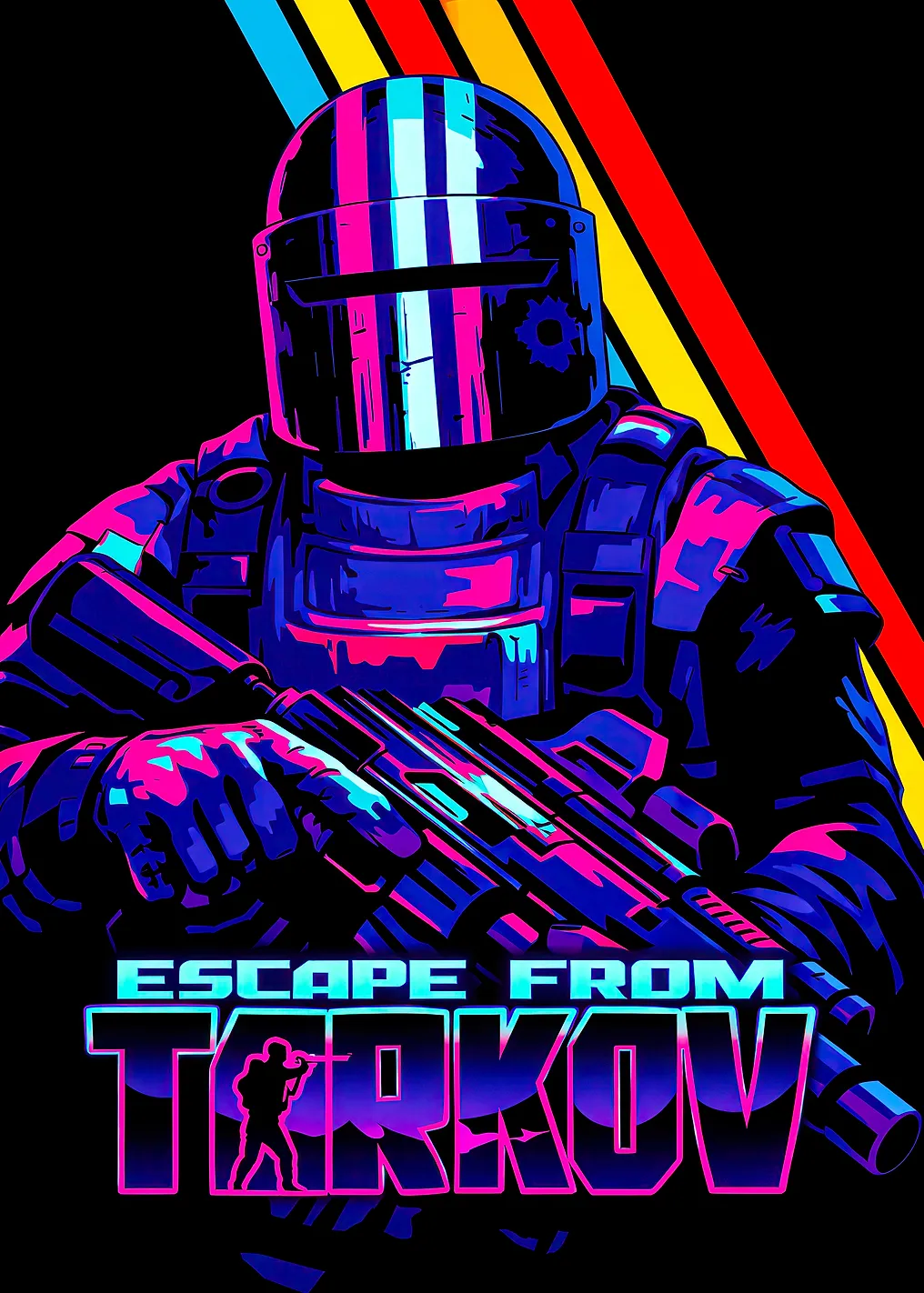 Escape From Tarkov Soldier Pop Art