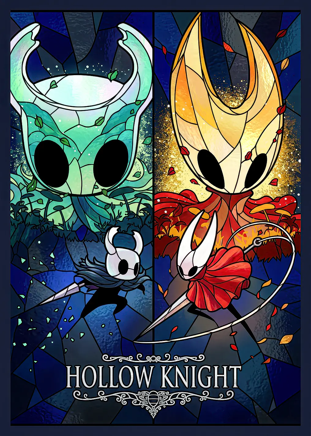 Hollow Knight Stained Glass Art - 10013303