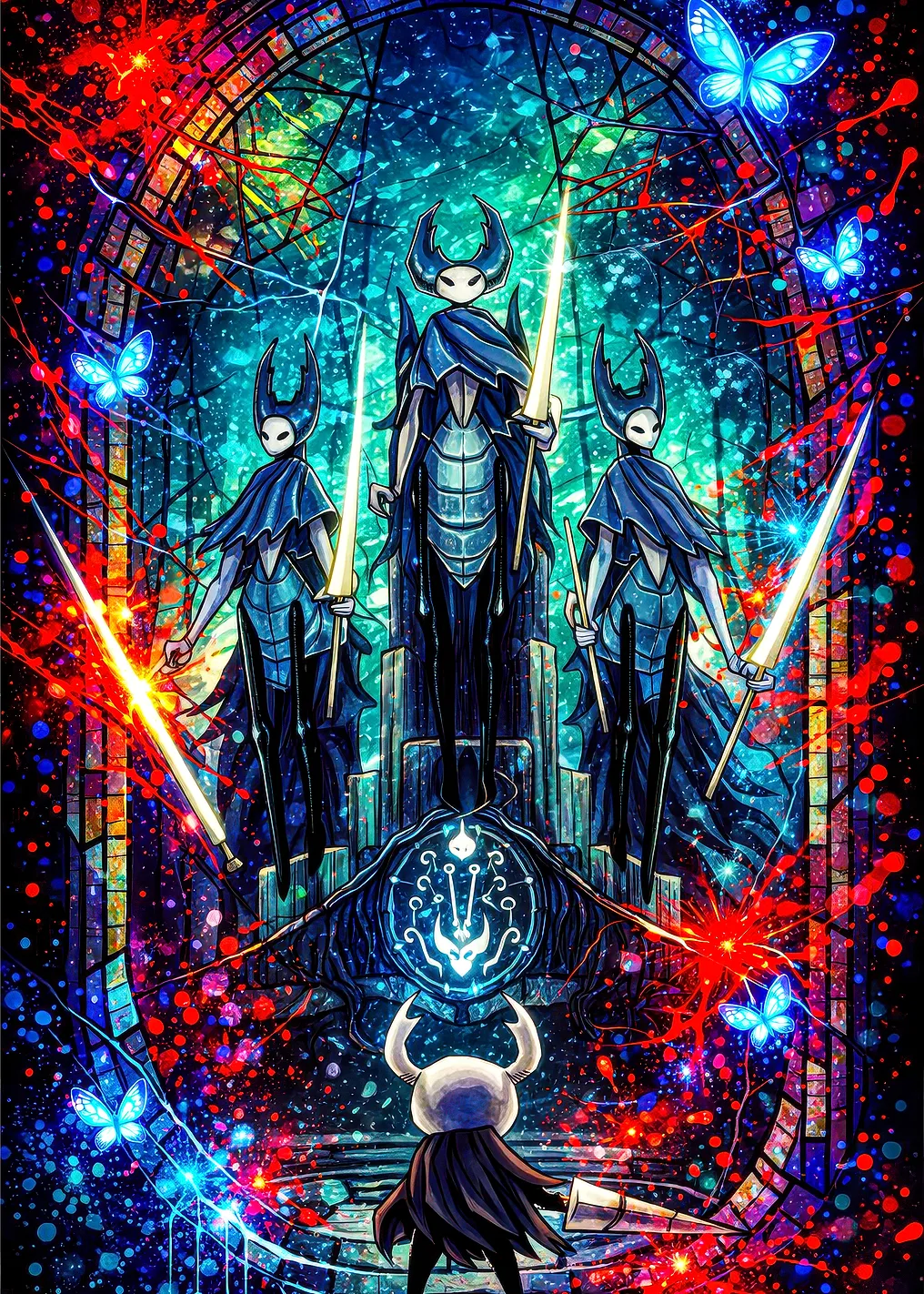 Hollow Knight Stained Glass Art - 9964364