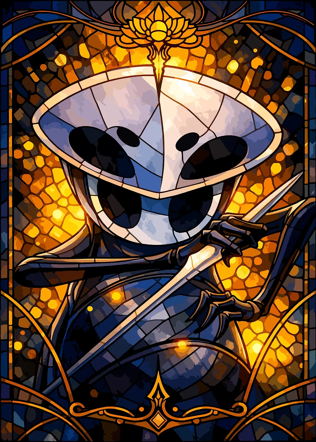 Hollow Knight Stained Glass Art - 10032193