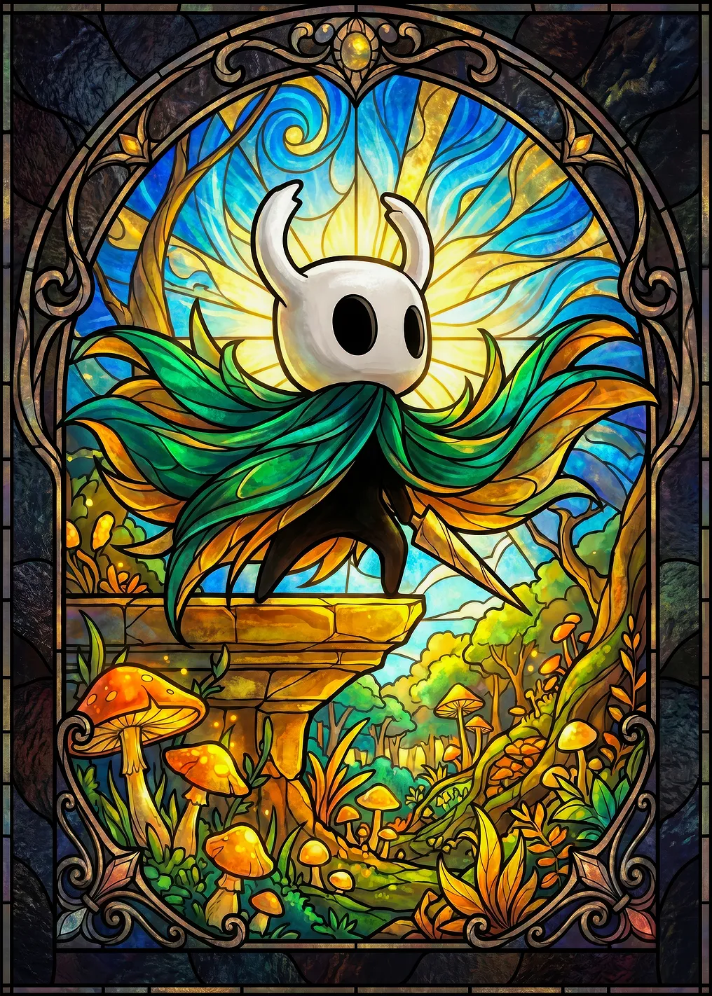 Hollow Knight Stained Glass Art - 10085535