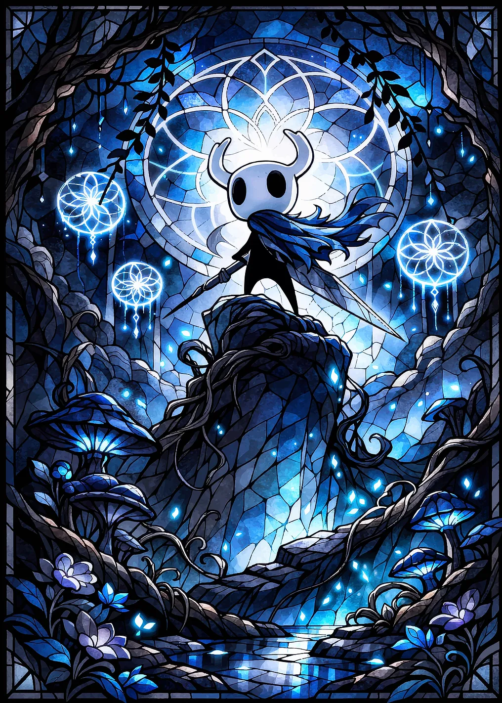 Hollow Knight Stained Glass Art - 9754112