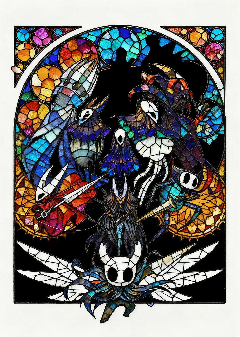 Hollow Knight Stained Glass Art - 9887178