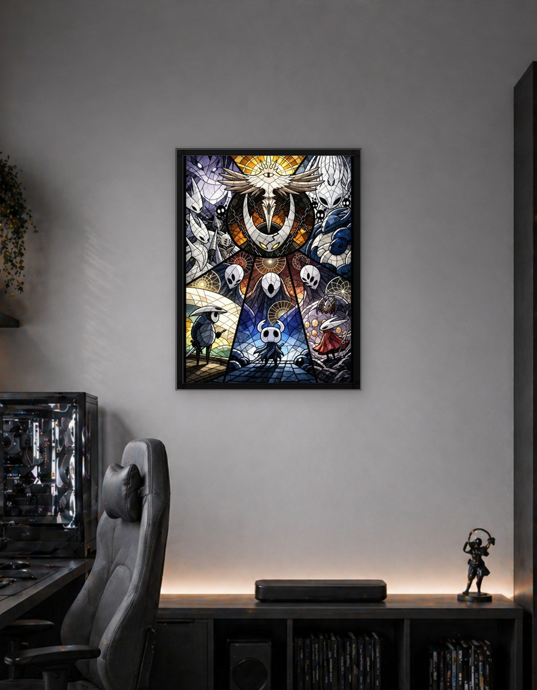 Hollow Knight Stained Glass Art - 9927134