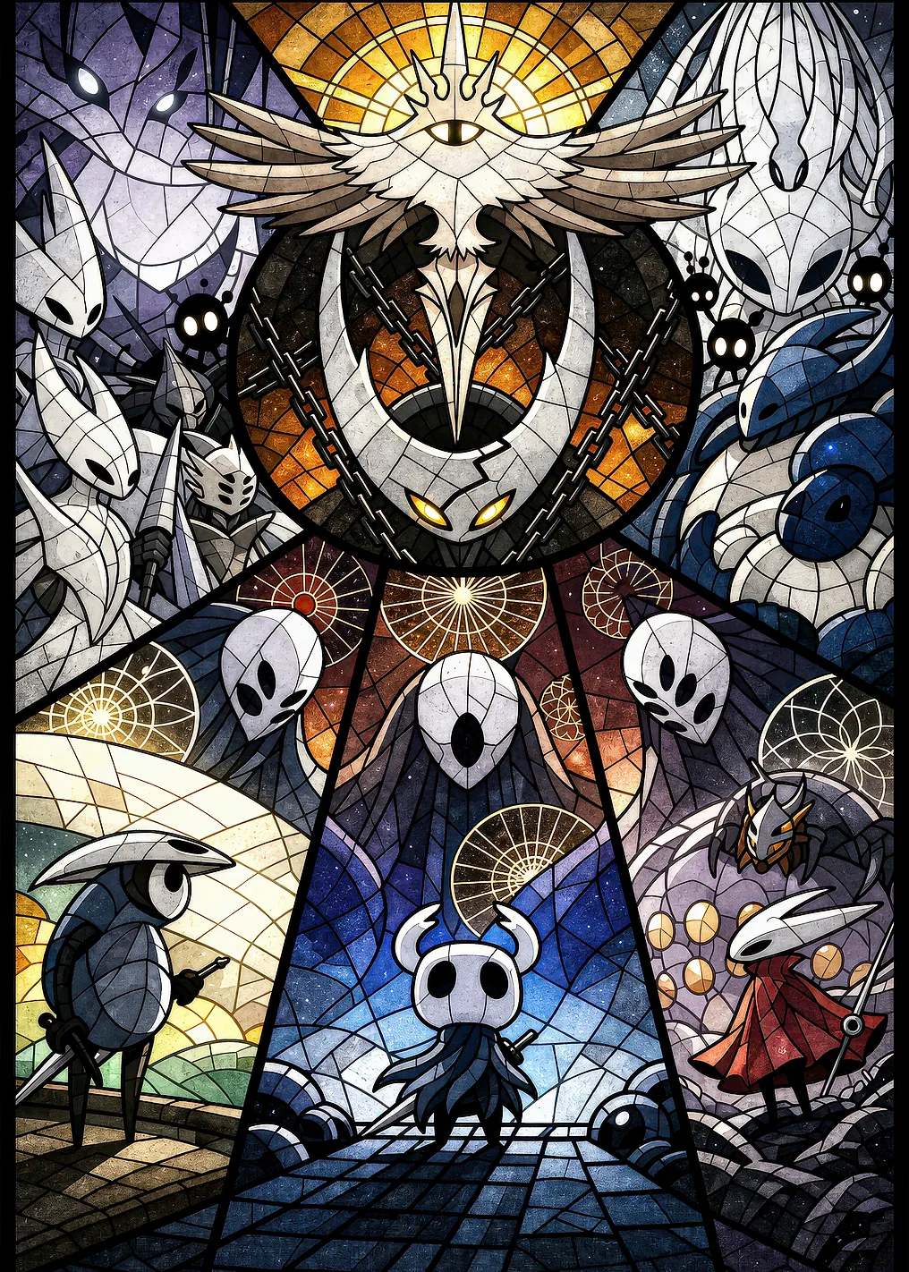 Hollow Knight Stained Glass Art - 9927134