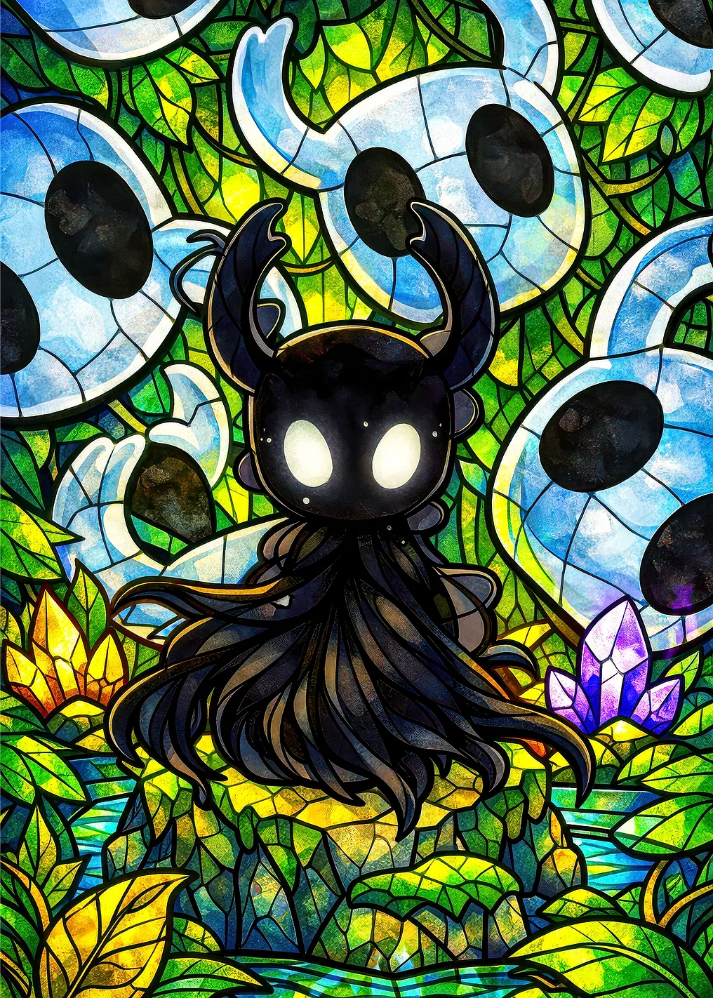 Hollow Knight Stained Glass Art - 9964244