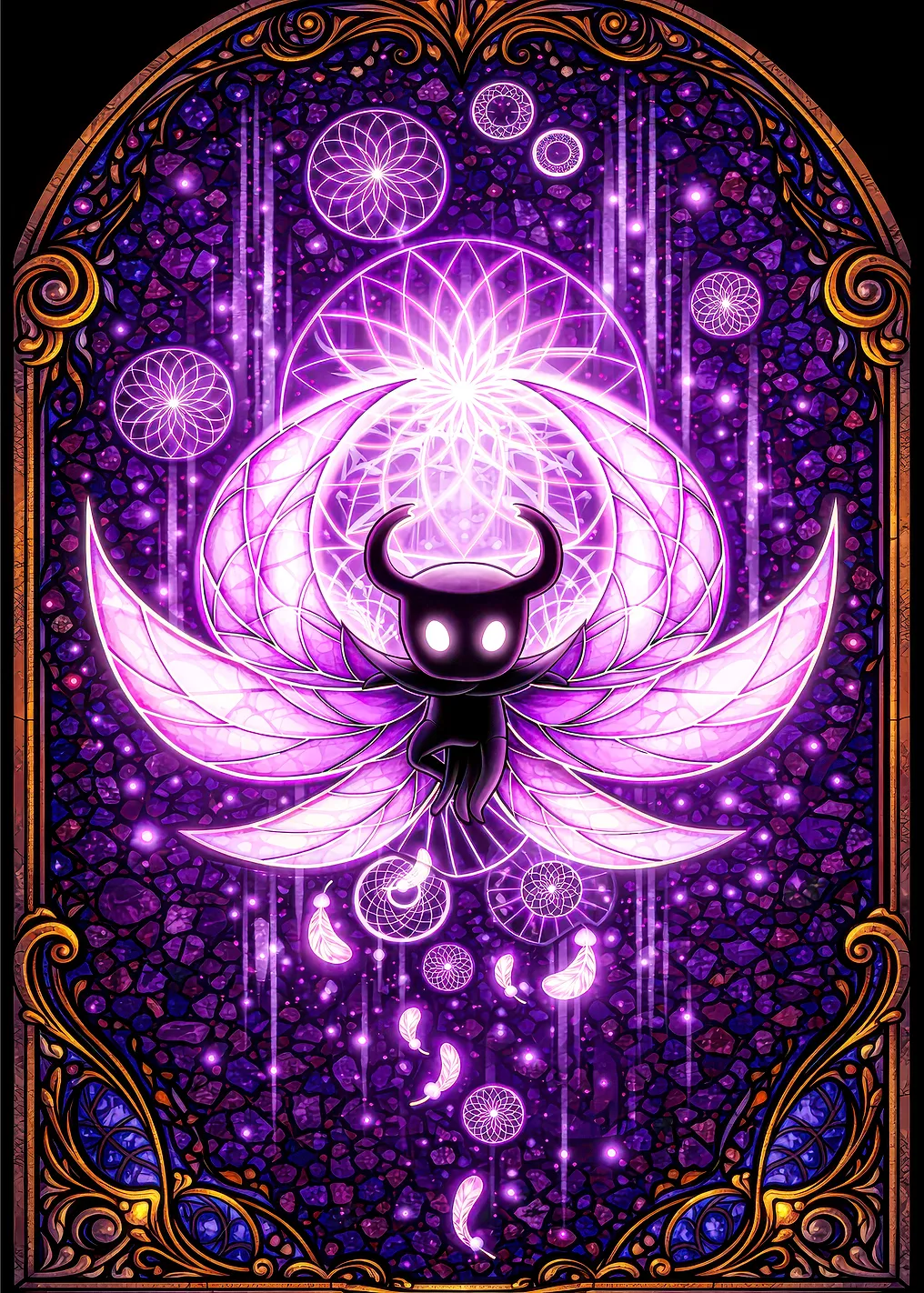 Hollow Knight Stained Glass Art - 9964351