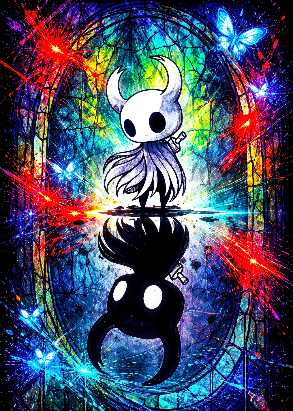 Hollow Knight Stained Glass Art - 9964363