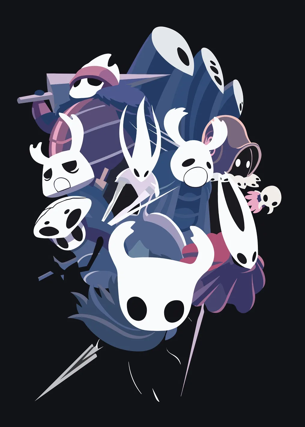 Hollow Knight Characters Collage - 9686870