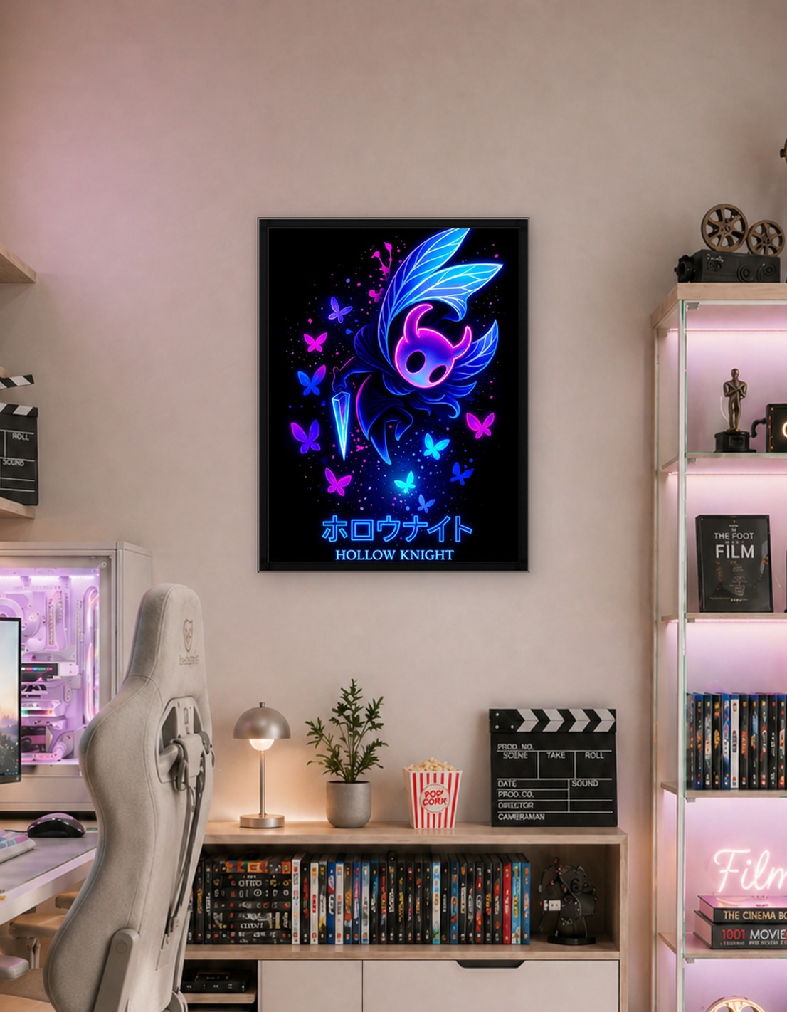 Hollow Knight Neon Art