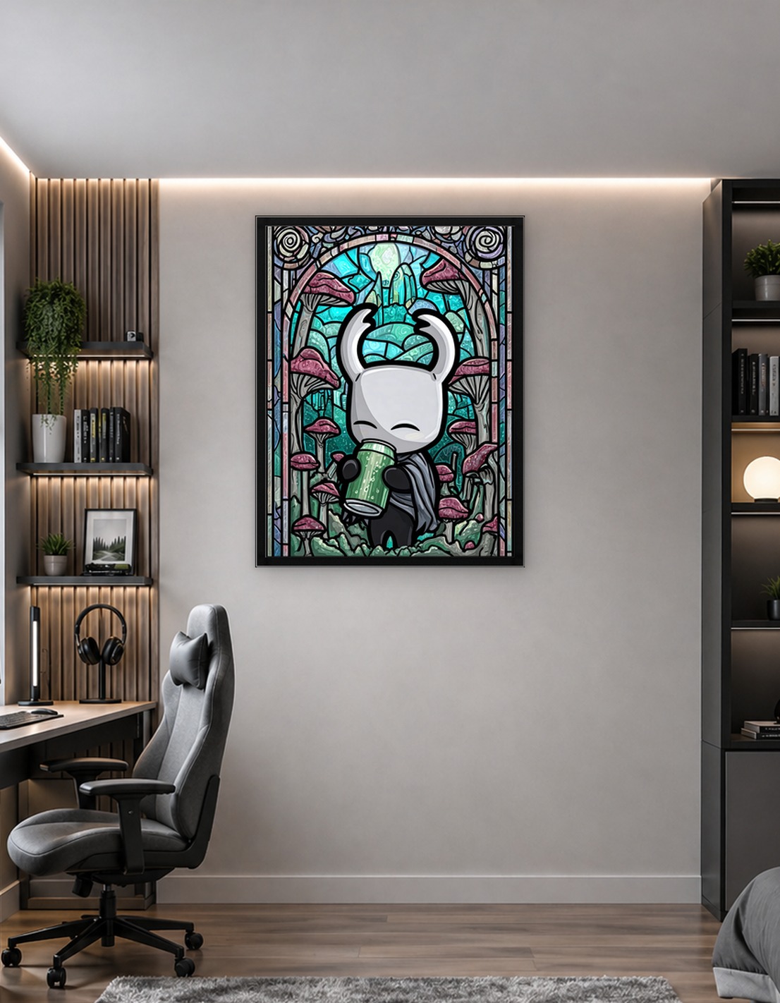Hollow Knight Character Drinking from Can