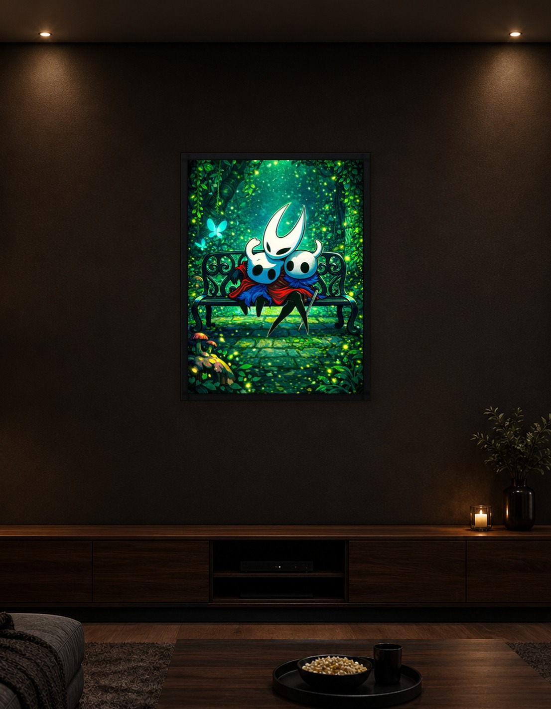 Hollow Knight Characters on a Bench - 9864967