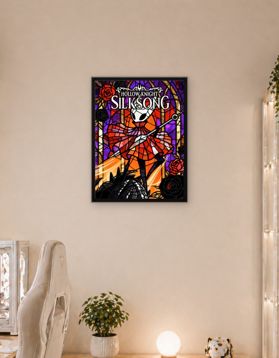Hollow Knight Silksong Stained Glass Art - 9851691