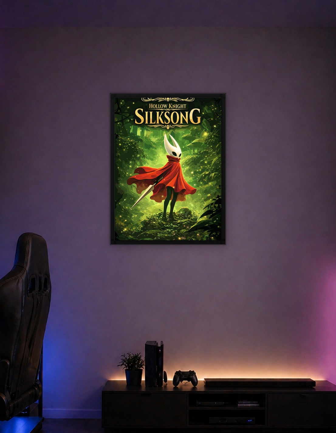 Hollow Knight Silksong Game Poster - 9650688