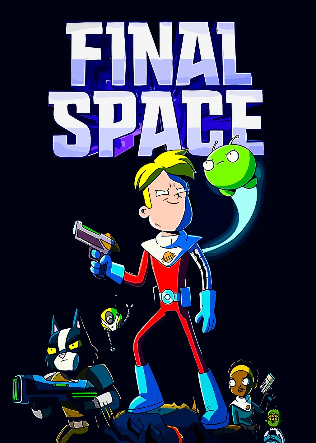 Final Space Characters with Title