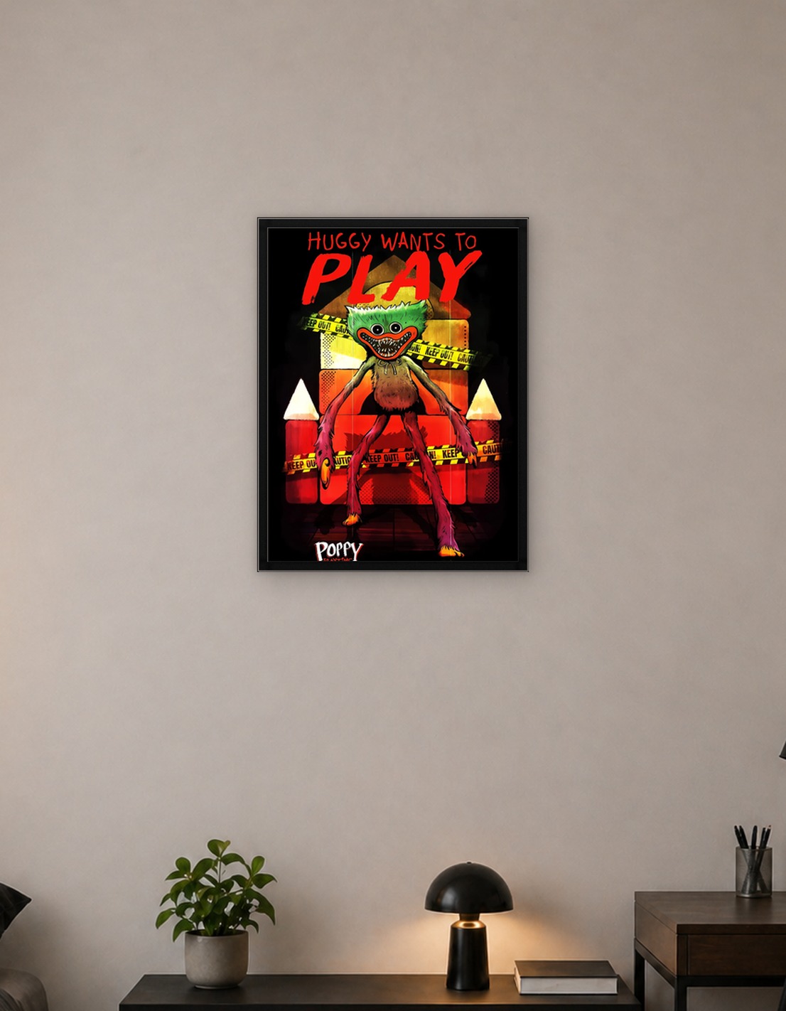 Huggy Wuggy Wants to Play Poster