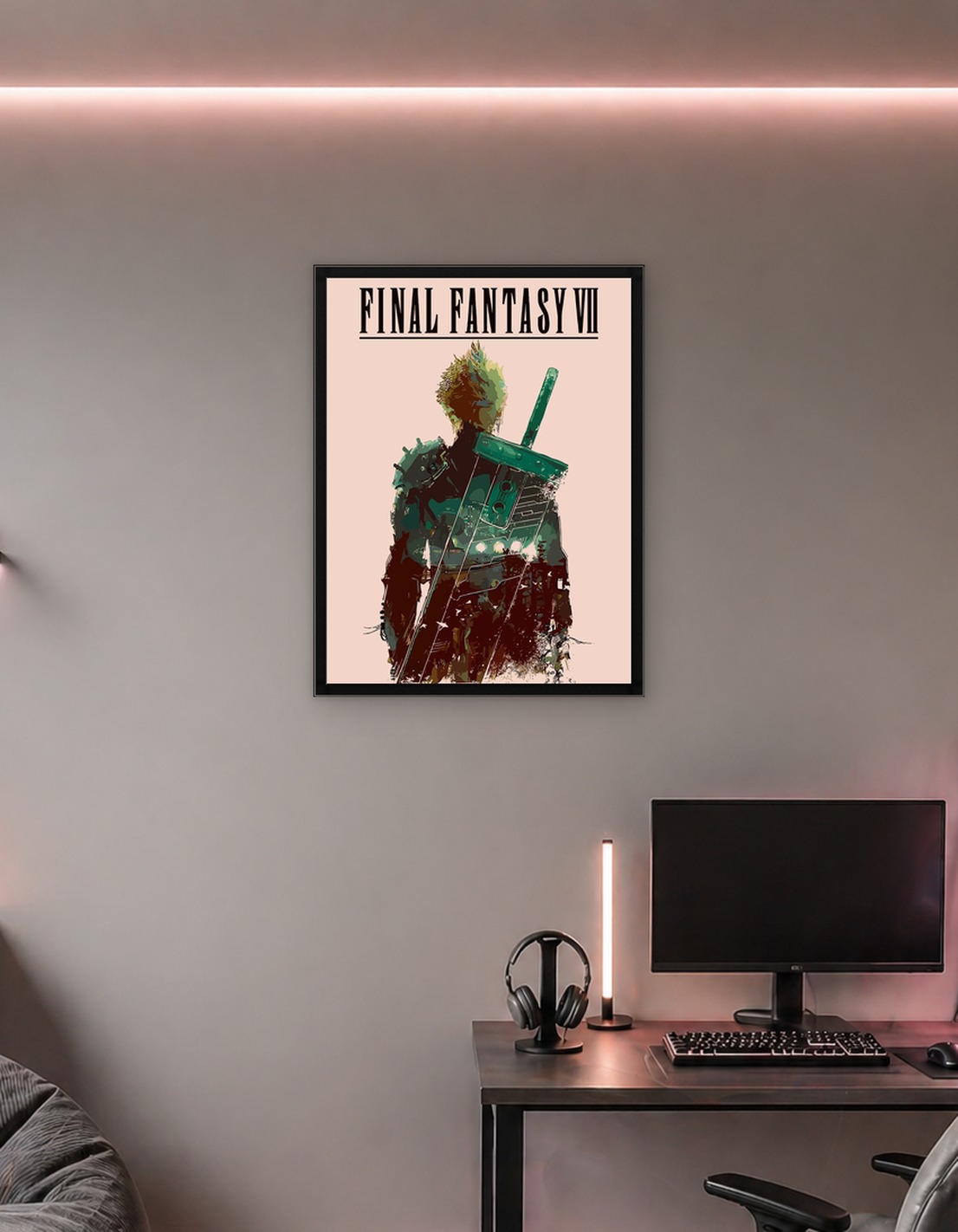 Final Fantasy VII Cloud Strife Poster - 9844169
