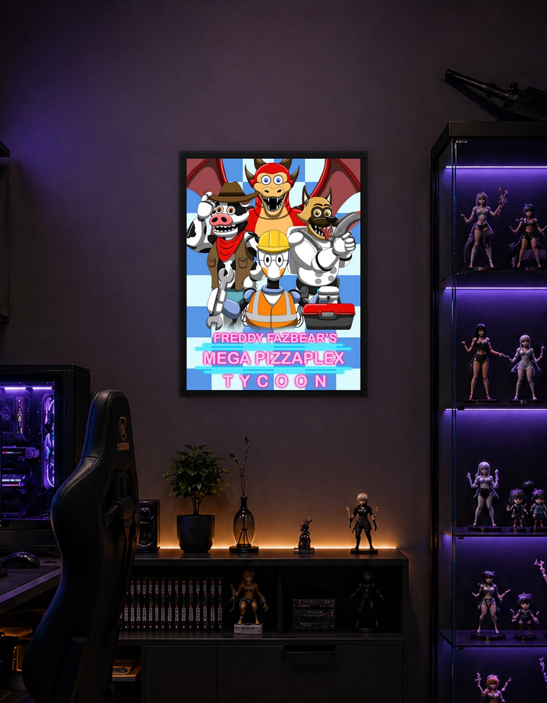 Freddy Fazbear's Mega Pizzaplex Tycoon Poster