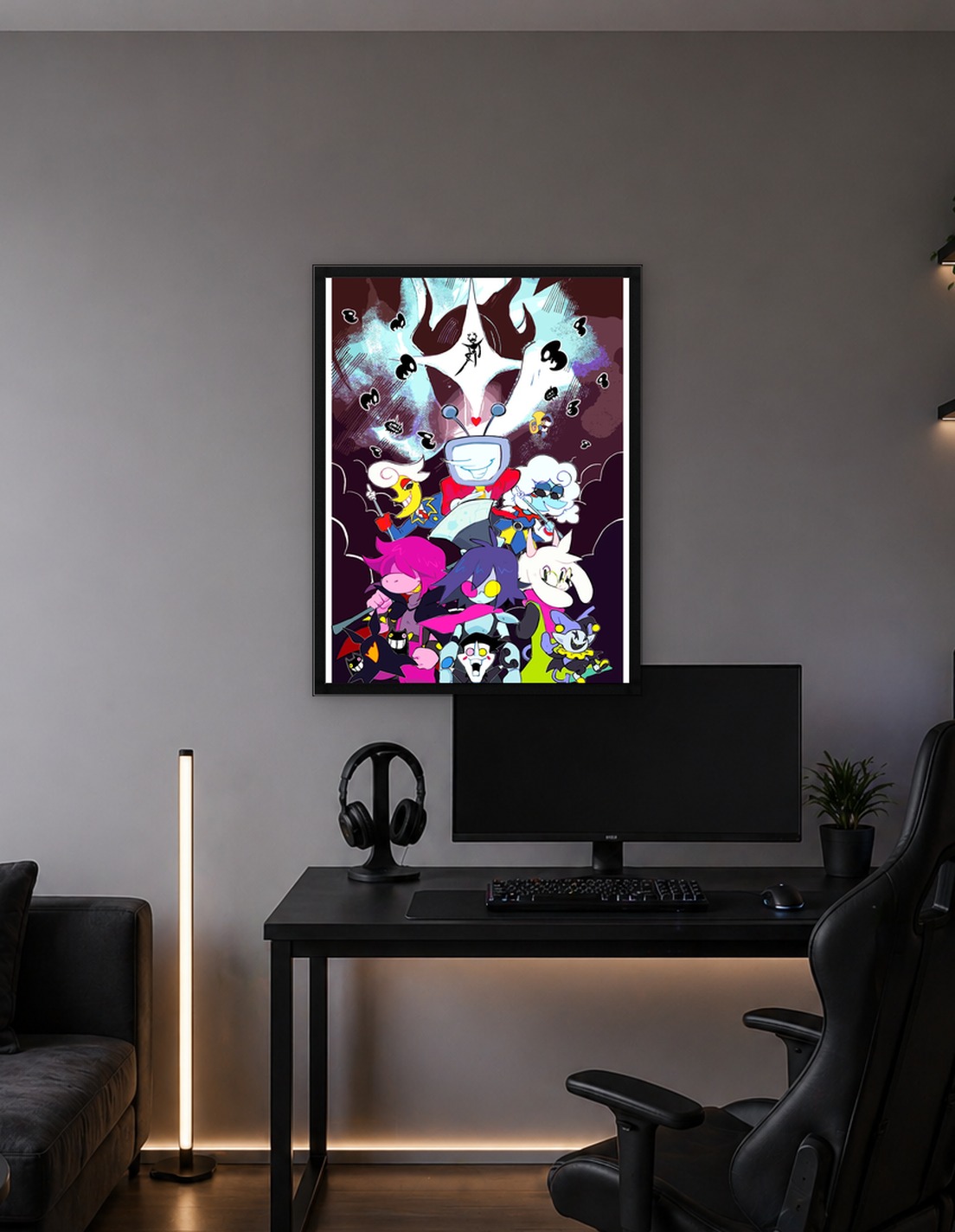 Deltarune Characters Group Poster