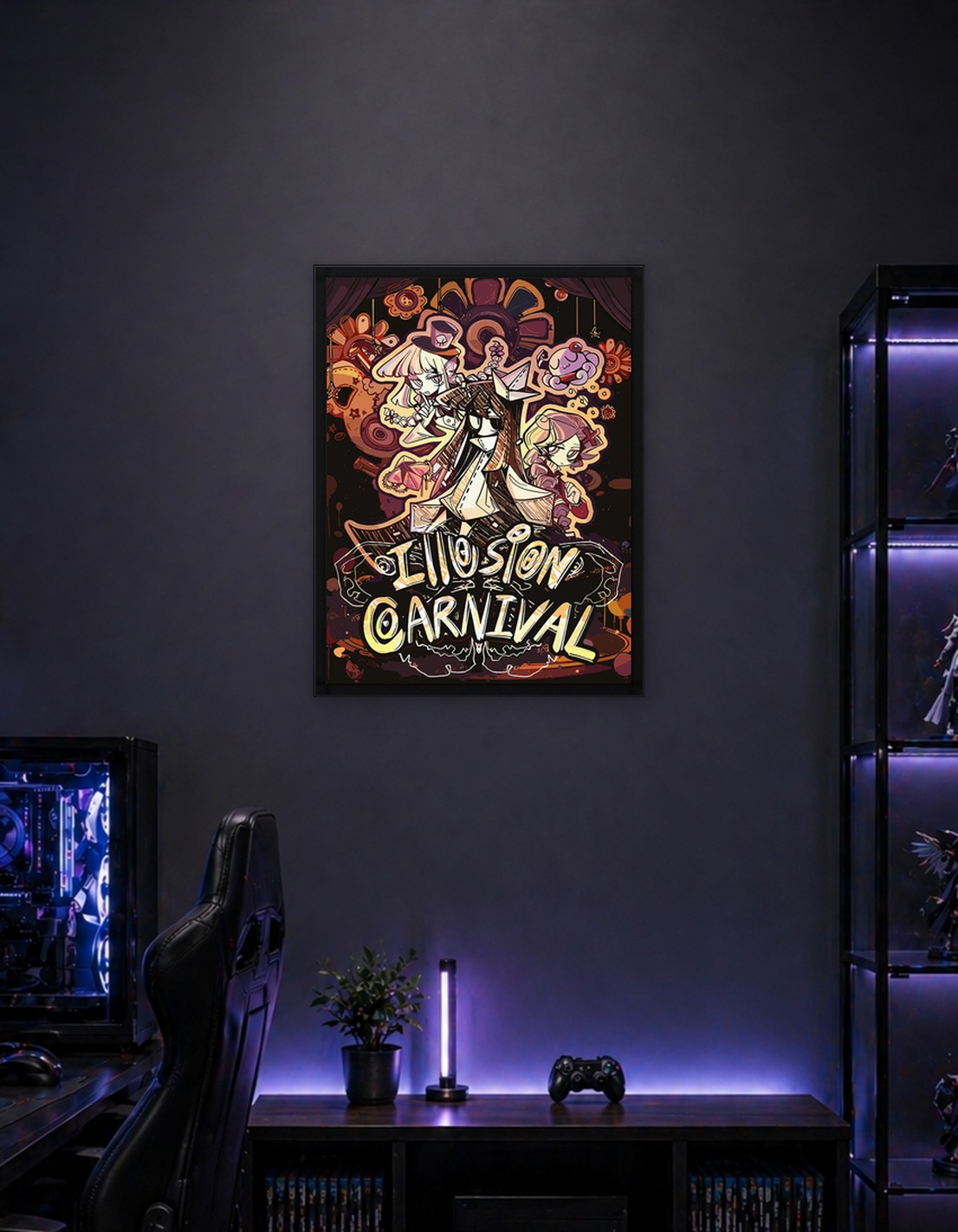 Illusion Carnival Game Poster