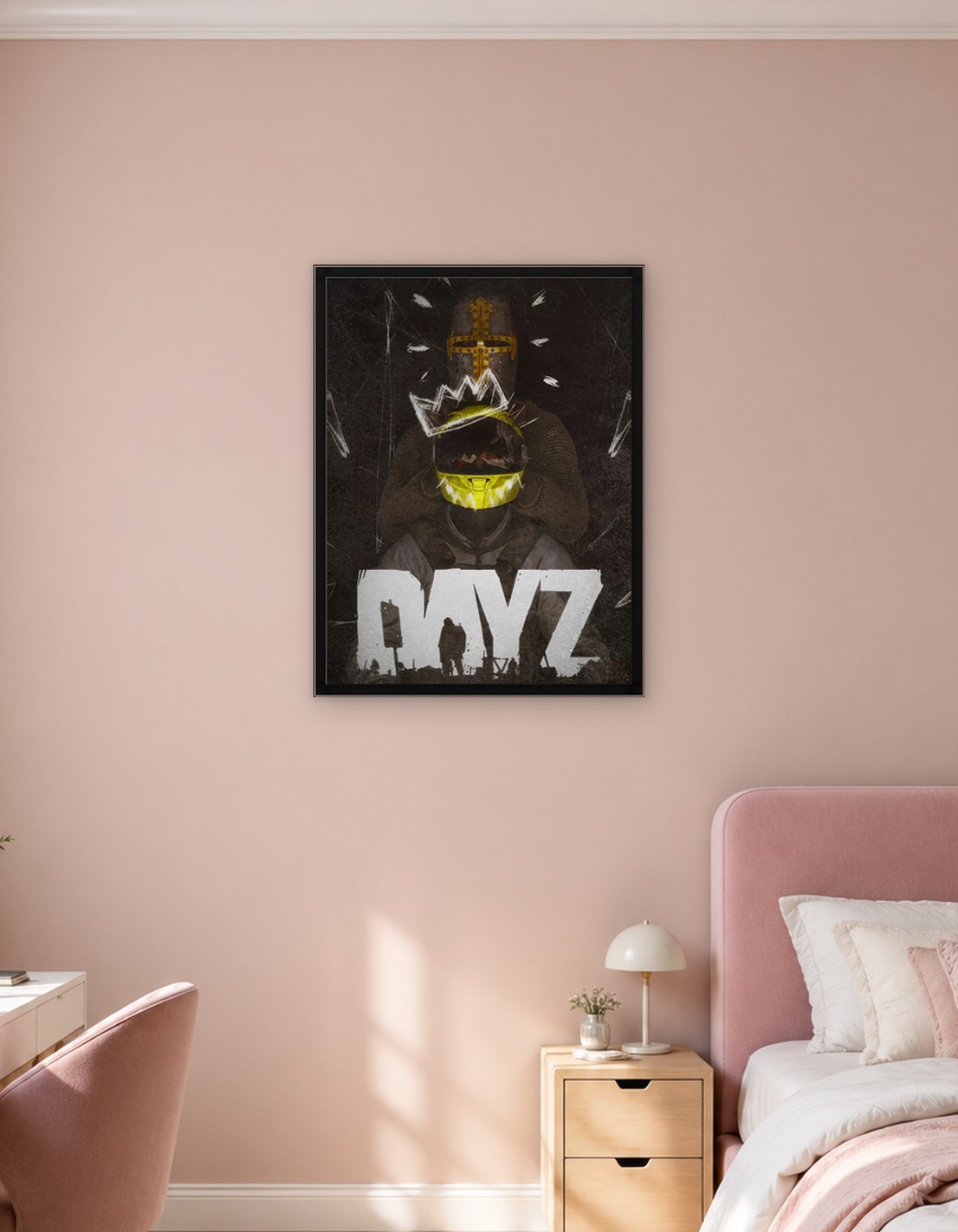 DayZ Game Poster with Knight and Survivor