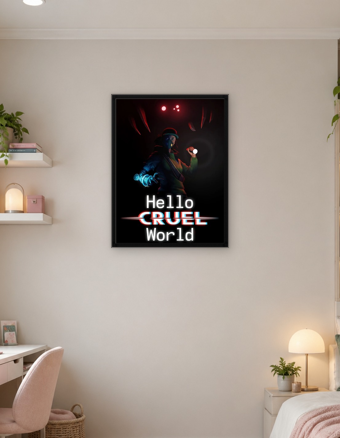 Hello Cruel World Game Art