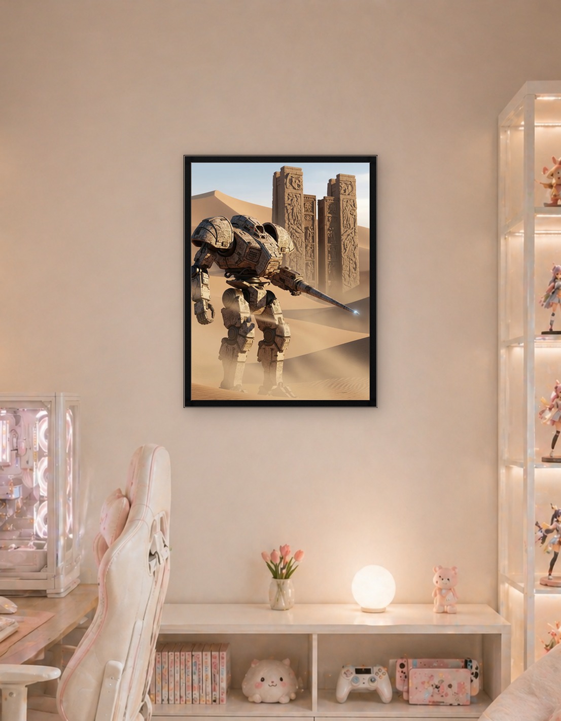 Desert Mech and Ancient Ruins