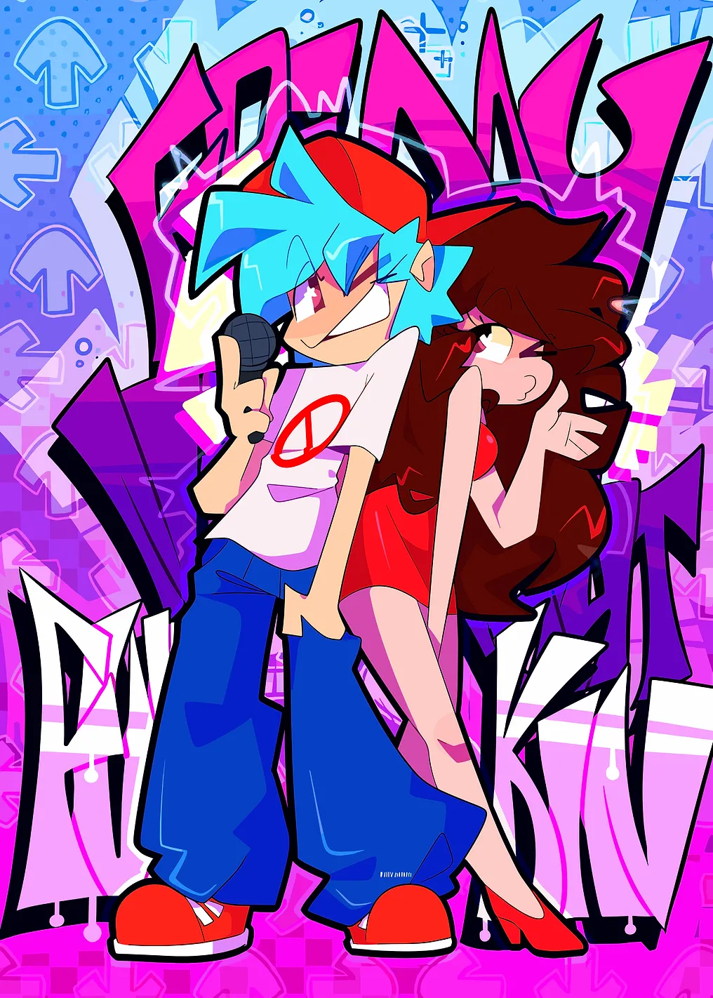 Friday Night Funkin' Boyfriend and Girlfriend