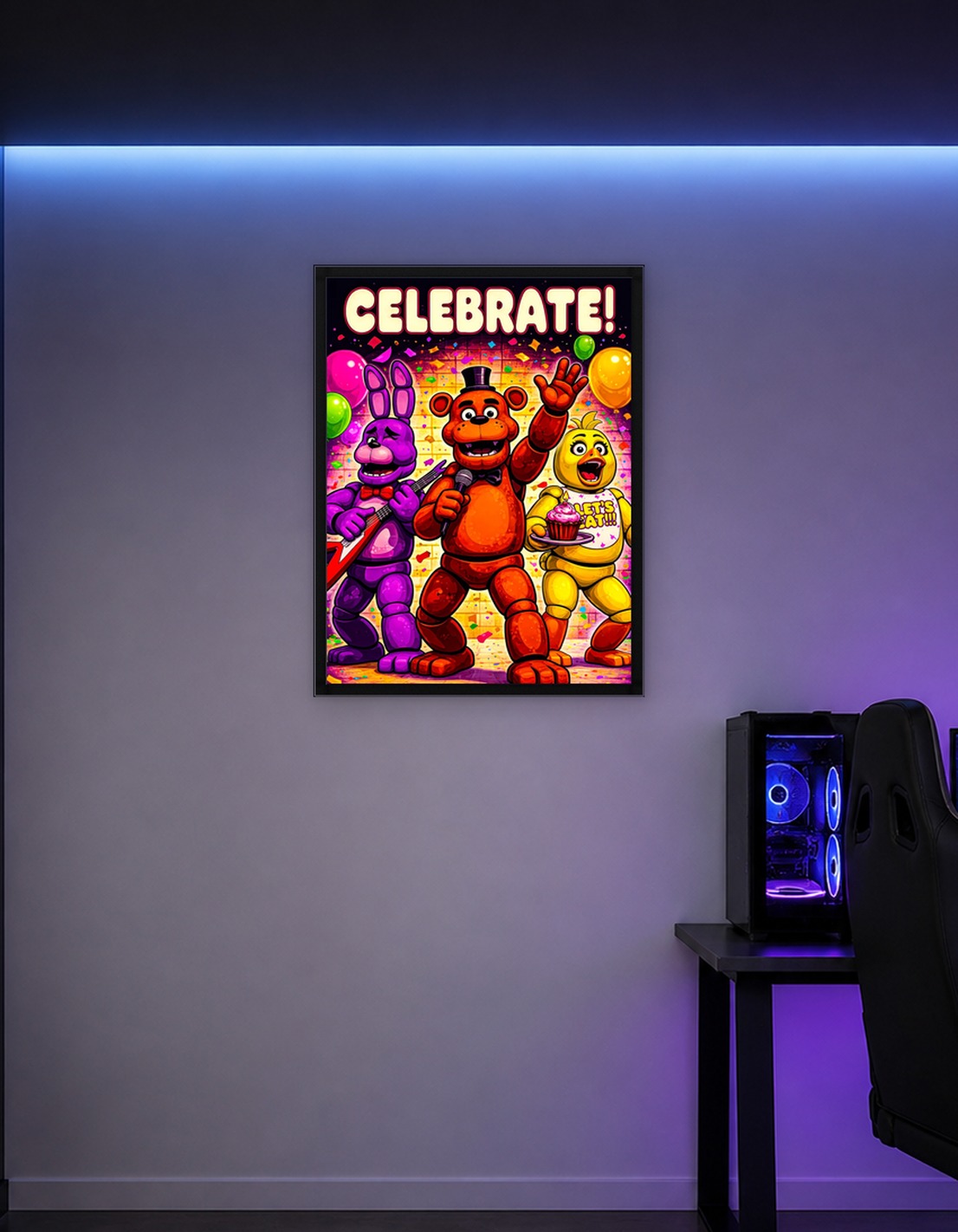 Five Nights at Freddy's Celebrate Poster
