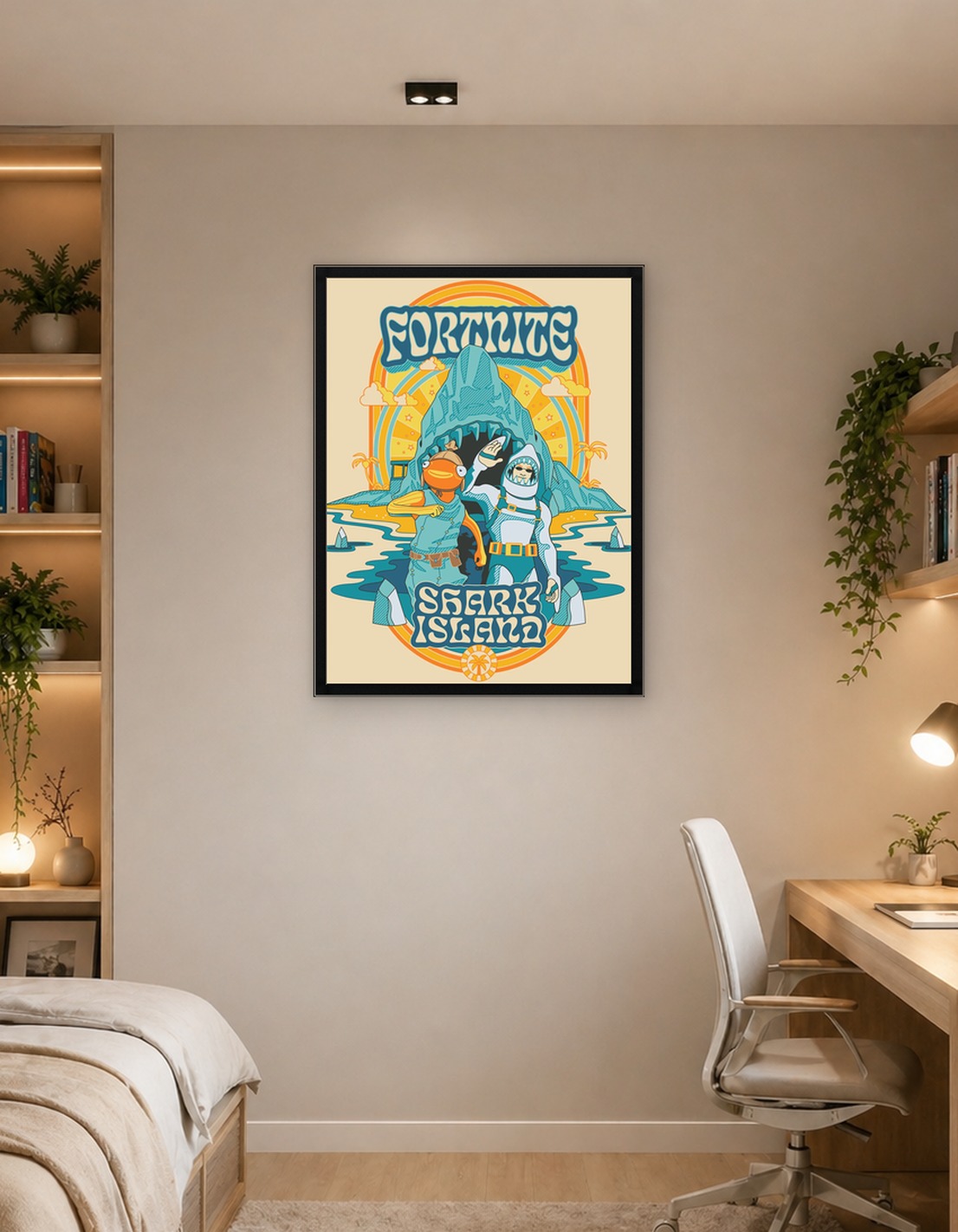 Fortnite Shark Island Retro Adventure