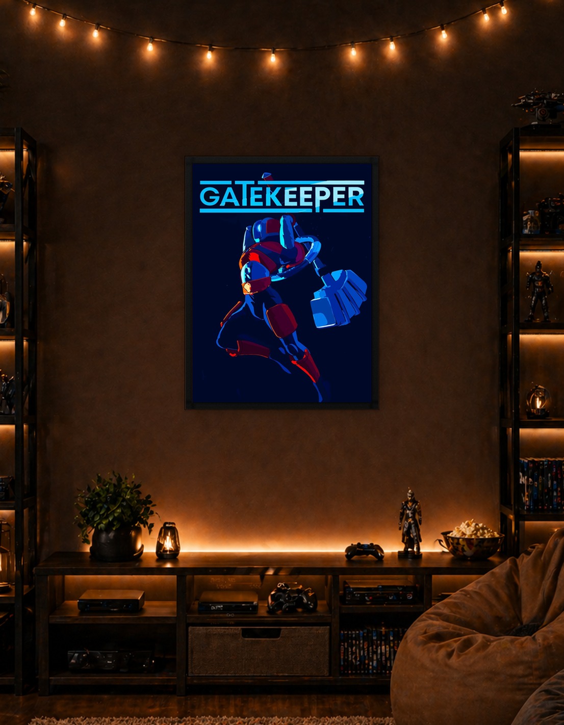 Gatekeeper Robot with Hammer